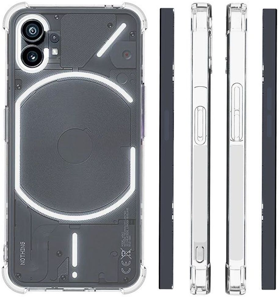 Nothing Phone (1) Hoesje Schokbestendig en Dun TPU Transparant afbeelding 11