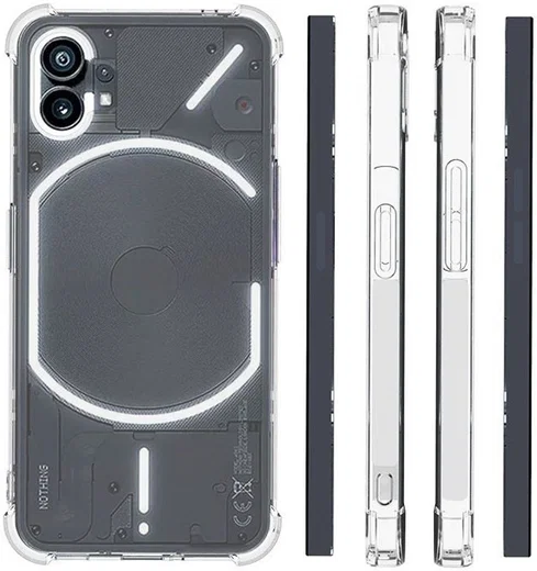 Nothing Phone (1) Hoesje Schokbestendig en Dun TPU Transparant afbeelding 11