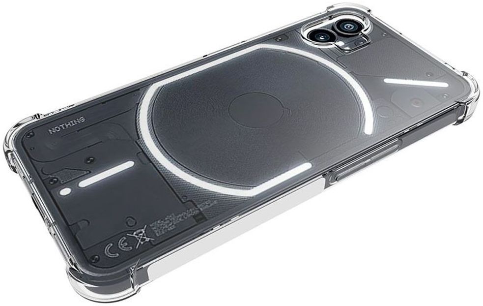 Nothing Phone (1) Hoesje Schokbestendig en Dun TPU Transparant afbeelding 12