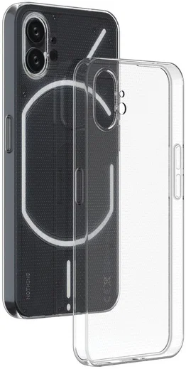 Nothing Phone (1) Hoesje Dun TPU Back Cover Transparant afbeelding 4
