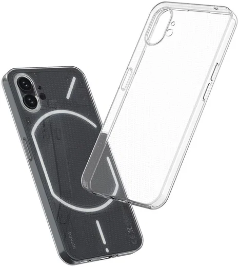 Nothing Phone (1) Hoesje Dun TPU Back Cover Transparant afbeelding 5