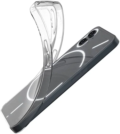 Nothing Phone (1) Hoesje Dun TPU Back Cover Transparant afbeelding 3