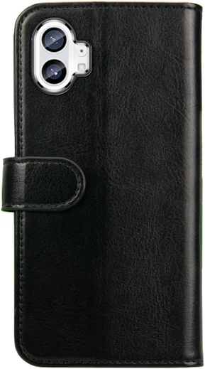 Rosso Element Nothing Phone 1 Hoesje Book Cover Wallet Zwart afbeelding 2