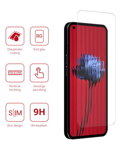 Rosso Nothing Phone (1) 9H Tempered Glass Screen Protector afbeelding 2