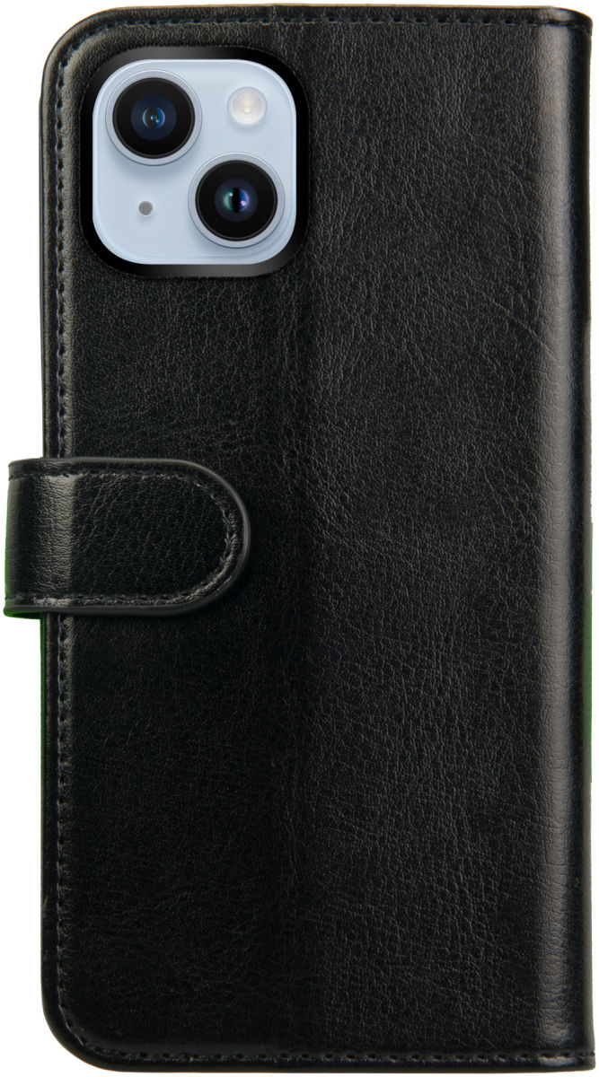 Rosso Element Apple iPhone 14 Hoesje Book Cover Wallet Zwart afbeelding 2