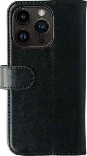Rosso Element Apple iPhone 14 Pro Hoesje Book Cover Wallet Zwart afbeelding 2