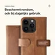 Rosso Element Apple iPhone 14 Pro Hoesje Book Cover Wallet Bruin afbeelding 4