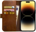 Rosso Element Apple iPhone 14 Pro Max Hoesje Book Cover Wallet Bruin