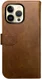 Rosso Element Apple iPhone 14 Pro Max Hoesje Book Cover Wallet Bruin afbeelding 2