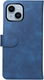 Rosso Element Apple iPhone 14 Hoesje Book Cover Wallet Blauw afbeelding 2