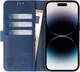 Rosso Element Apple iPhone 14 Pro Hoesje Book Cover Wallet Blauw afbeelding 12
