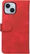 Rosso Element Apple iPhone 14 Hoesje Book Cover Wallet Rood afbeelding 2