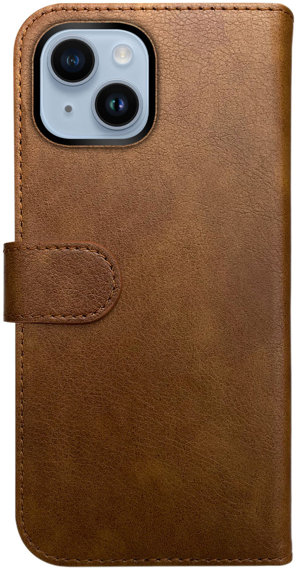 Rosso Element 2-in-1 Apple iPhone 14 Hoesje Bruin afbeelding 2