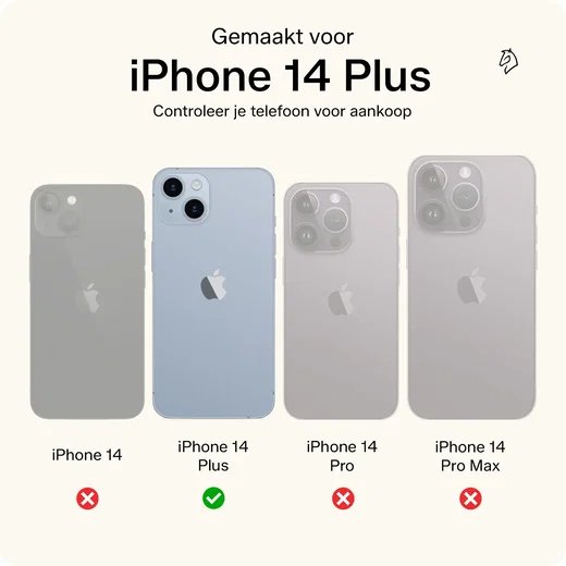 Rosso Element 2-in-1 Apple iPhone 14 Plus Hoesje Zwart afbeelding 3