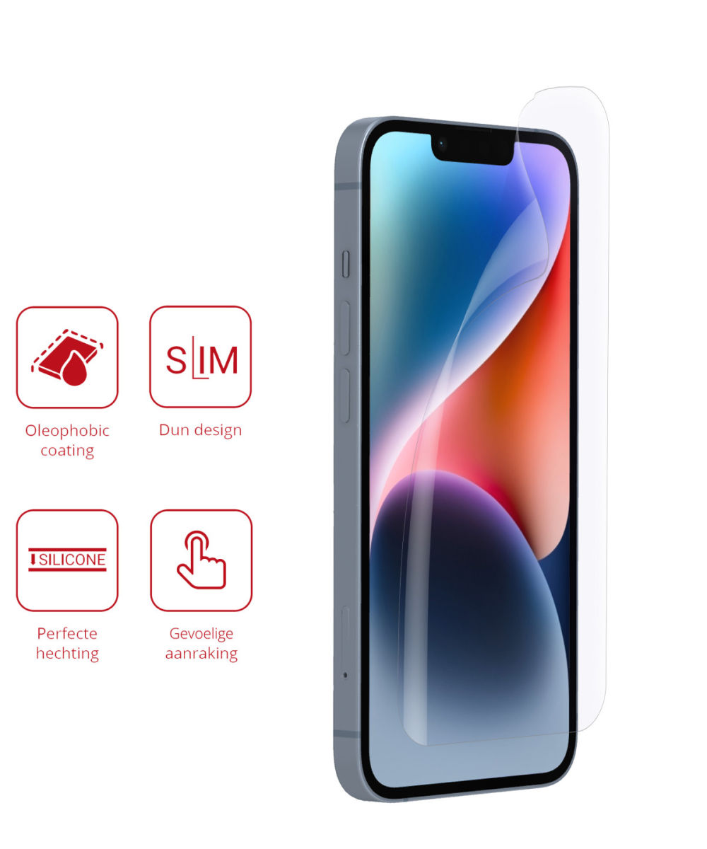 Rosso Apple iPhone 14 Ultra Clear Screen Protector Duo Pack afbeelding 2