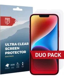 Rosso Apple iPhone 14 Plus Ultra Clear Screen Protector Duo Pack afbeelding