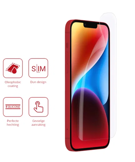 Rosso Apple iPhone 14 Plus Ultra Clear Screen Protector Duo Pack afbeelding 2
