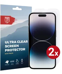 Rosso Apple iPhone 14 Pro Ultra Clear Screen Protector Duo Pack afbeelding