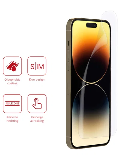 Rosso Apple iPhone 14 Pro Max Ultra Clear Screen Protector Duo Pack afbeelding 2