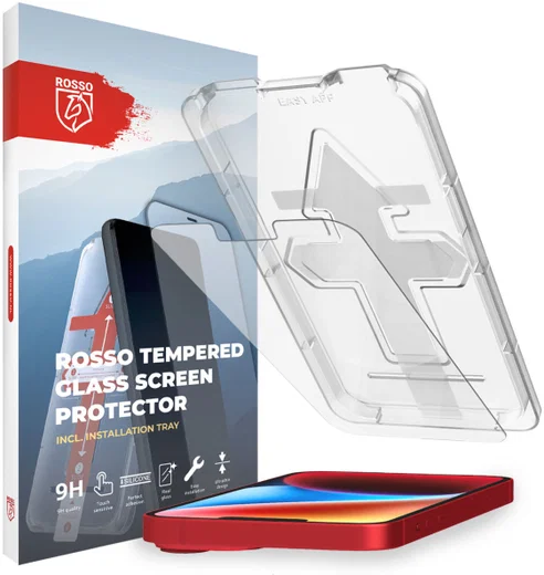 Rosso Apple iPhone 14 Plus Tempered Glass met Installatietray afbeelding 1