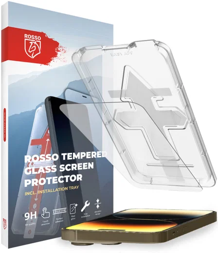 Rosso Apple iPhone 14 Pro Max Tempered Glass met Installatietray afbeelding 1