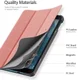 Dux Ducis Domo Series Nokia T10 Hoes Tri-Fold Book Case Roze afbeelding 2