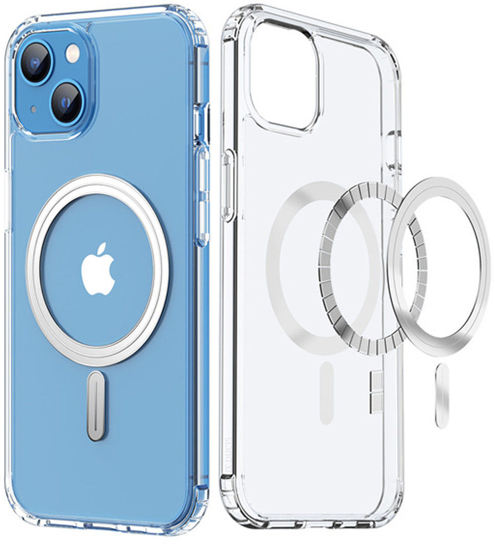Dux Ducis Clin Apple iPhone 14 Hoesje MagSafe Back Cover Transparant afbeelding 1