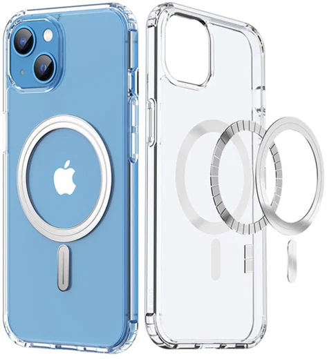 Dux Ducis Clin Apple iPhone 14 Hoesje MagSafe Back Cover Transparant afbeelding 1
