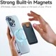 Dux Ducis Magnetische Wallet MagSafe Kaarthouder Kunstleer Blauw afbeelding 5