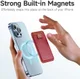 Dux Ducis Magnetische Wallet MagSafe Kaarthouder Kunstleer Rood afbeelding 5