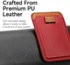 Dux Ducis Magnetische Wallet MagSafe Kaarthouder Kunstleer Rood afbeelding 8