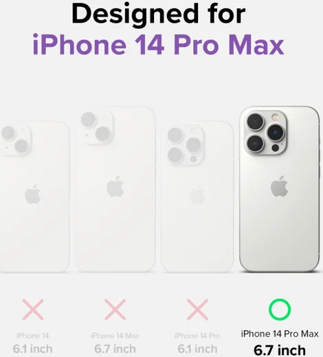 Ringke Fusion Apple iPhone 14 Pro Max Hoesje MagSafe Matte Transparant afbeelding 11