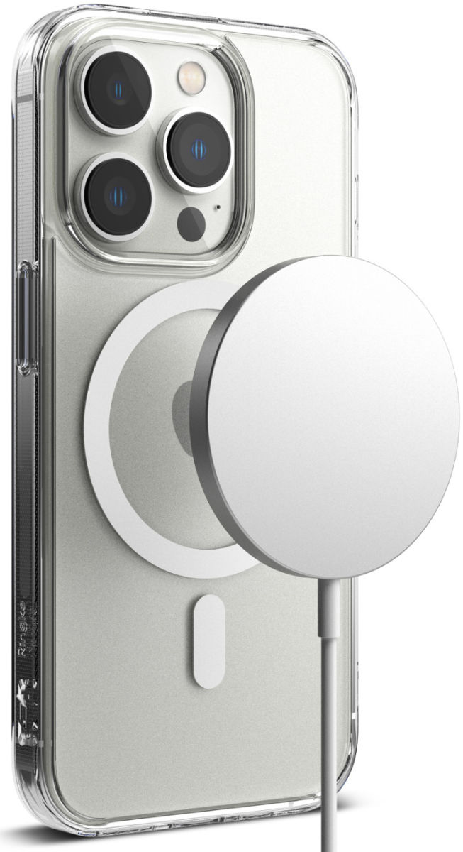 Ringke Fusion Apple iPhone 14 Pro Max Hoesje MagSafe Matte Transparant afbeelding 5