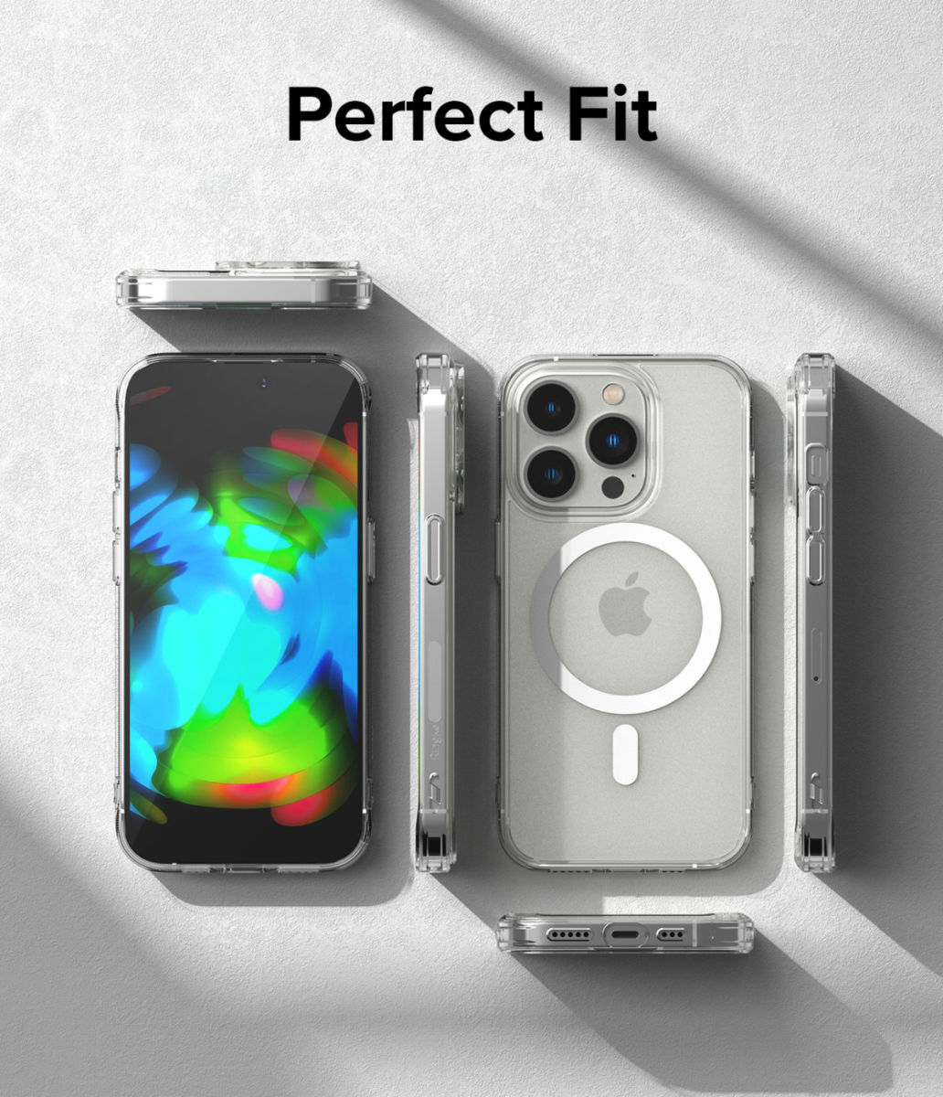 Ringke Fusion Apple iPhone 14 Pro Max Hoesje MagSafe Matte Transparant afbeelding 10