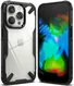 Ringke Fusion X iPhone 14 Pro Max Hoesje Back Cover Transparant Zwart afbeelding 4
