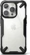 Ringke Fusion X iPhone 14 Pro Max Hoesje Back Cover Transparant Zwart afbeelding 1