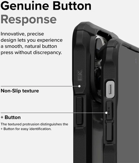 Ringke Fusion X iPhone 14 Pro Max Hoesje Back Cover Transparant Zwart afbeelding 7