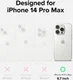 Ringke Silicone Apple iPhone 14 Pro Max Hoesje Back Cover Zwart afbeelding 11