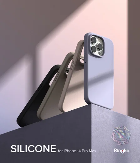 Ringke Silicone Apple iPhone 14 Pro Max Hoesje Back Cover Zwart afbeelding 12