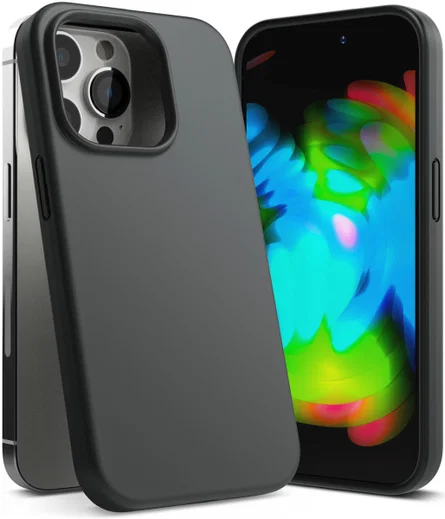 Ringke Silicone Apple iPhone 14 Pro Max Hoesje Back Cover Zwart afbeelding 2