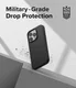 Ringke Silicone Apple iPhone 14 Pro Max Hoesje Back Cover Zwart afbeelding 5