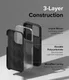 Ringke Silicone Apple iPhone 14 Pro Max Hoesje Back Cover Zwart afbeelding 7
