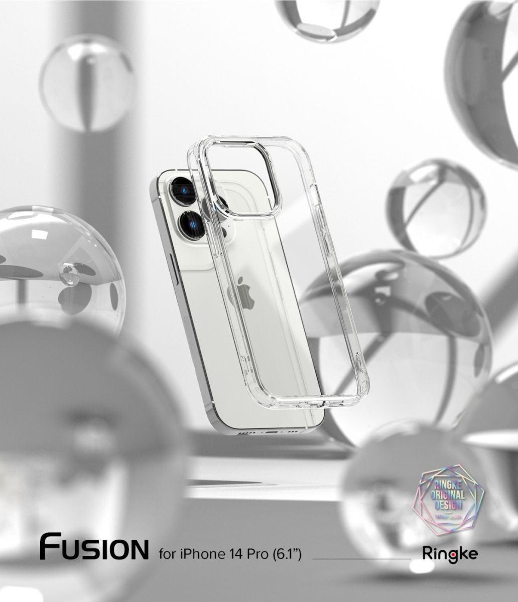 Ringke Fusion Apple iPhone 14 Pro Hoesje Back Cover Transparant afbeelding 11