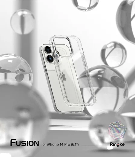 Ringke Fusion Apple iPhone 14 Pro Hoesje Back Cover Transparant afbeelding 11