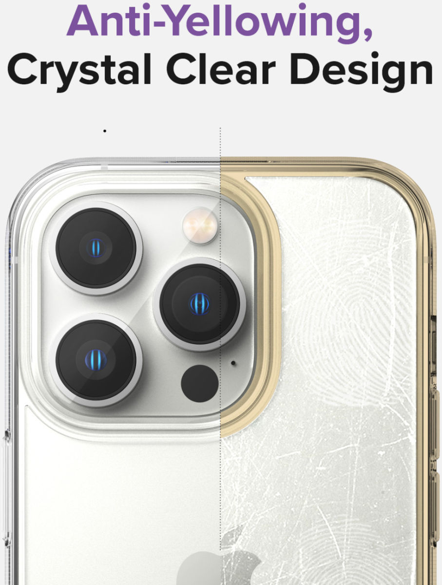Ringke Fusion Apple iPhone 14 Pro Hoesje Back Cover Transparant afbeelding 7