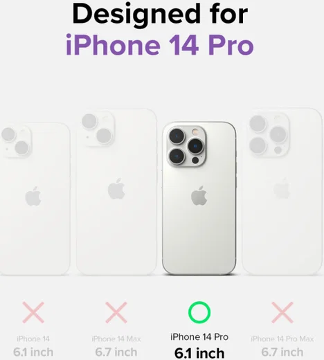 Ringke Fusion Apple iPhone 14 Pro Hoesje Back Cover Transparant afbeelding 10