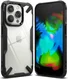 Ringke Fusion X iPhone 14 Pro Hoesje Back Cover Transparant Zwart afbeelding 1