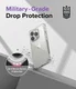 Ringke Fusion Bumper Apple iPhone 14 Pro Hoesje Transparant afbeelding 5