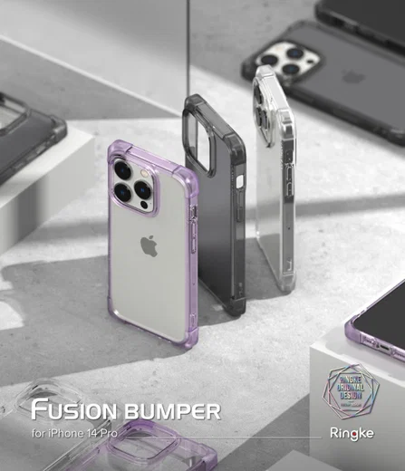 Ringke Fusion Bumper Apple iPhone 14 Pro Hoesje Transparant afbeelding 10