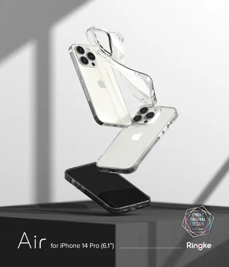 Ringke Air Apple iPhone 14 Pro Hoesje Flexibel TPU Transparant afbeelding 10
